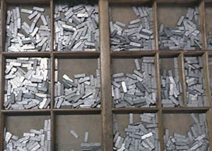 Case of metal type