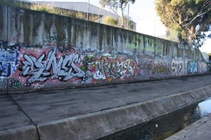 Graffiti on Stony Creek