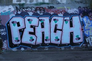 Graffiti on Stony Creek