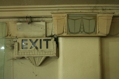 Grand Theatre exit signs