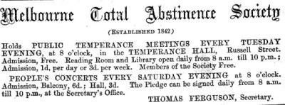 Melbourne Total Abstinence Society