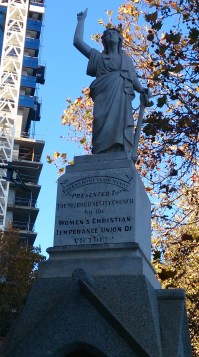 Statue erected by the Women's Christian Temperance Union