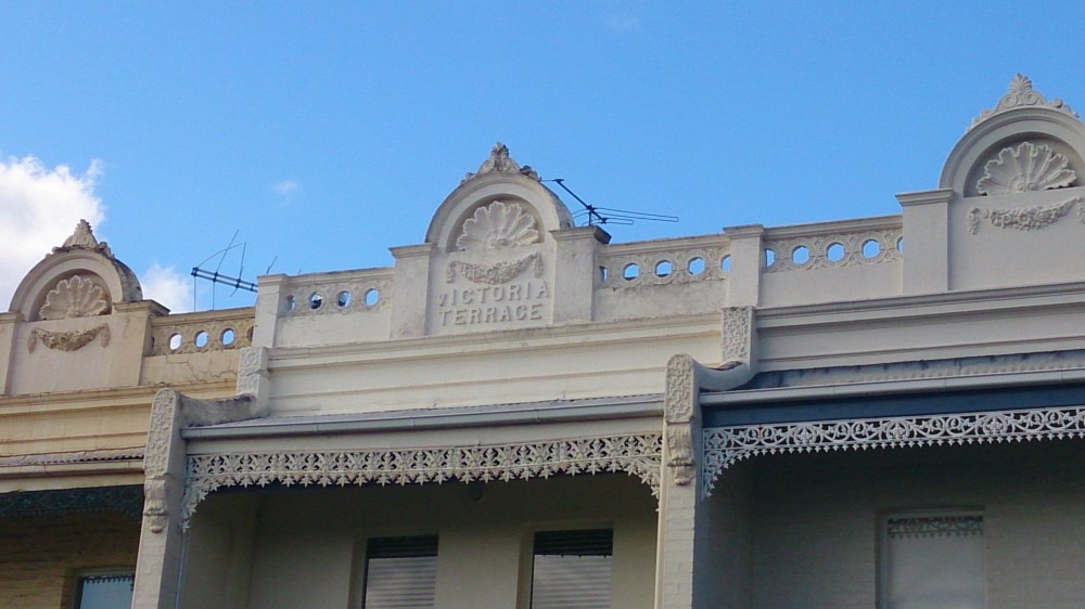 Victorian terrace housing in Carlton North.