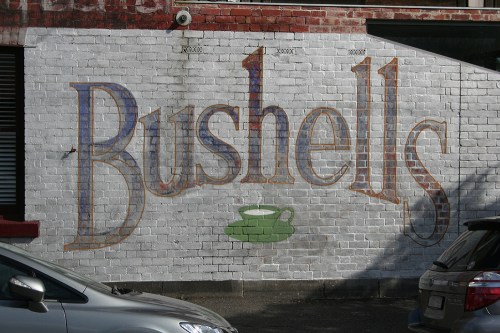 Bushells ghostsign - restored