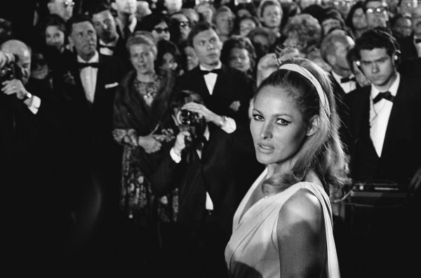 Ursula Andress at Cannes in 1965
