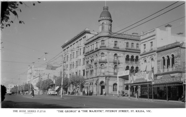 THE GEORGE  THE MAJESTIC FITZROY STREET ST. KILDA VIC.